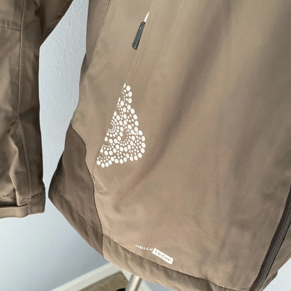 Helly Hansen Tech Xs Brown Soft Shell Jacket Hood - image 6